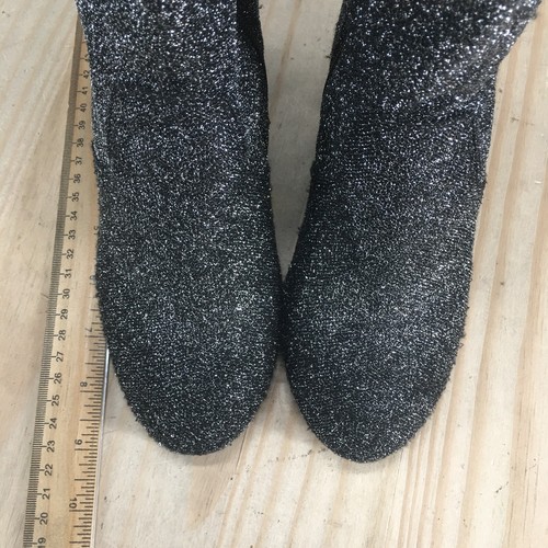 American Eagle Outfitters Boots Womens 7 Casual Side Zip Heels Ankle Bootie Grey - Picture 8 of 19