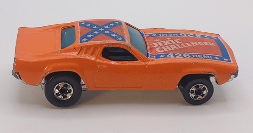 VTG. 1970 Hot Wheels Blackwalls Dixie Challenger 426 Hemi #3364 HK - Picture 2 of 10
