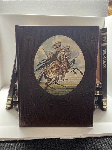 THE OLD WEST Time Life Book Series Lot Of 9 Books Set Vintage Leatherette - Picture 13 of 14
