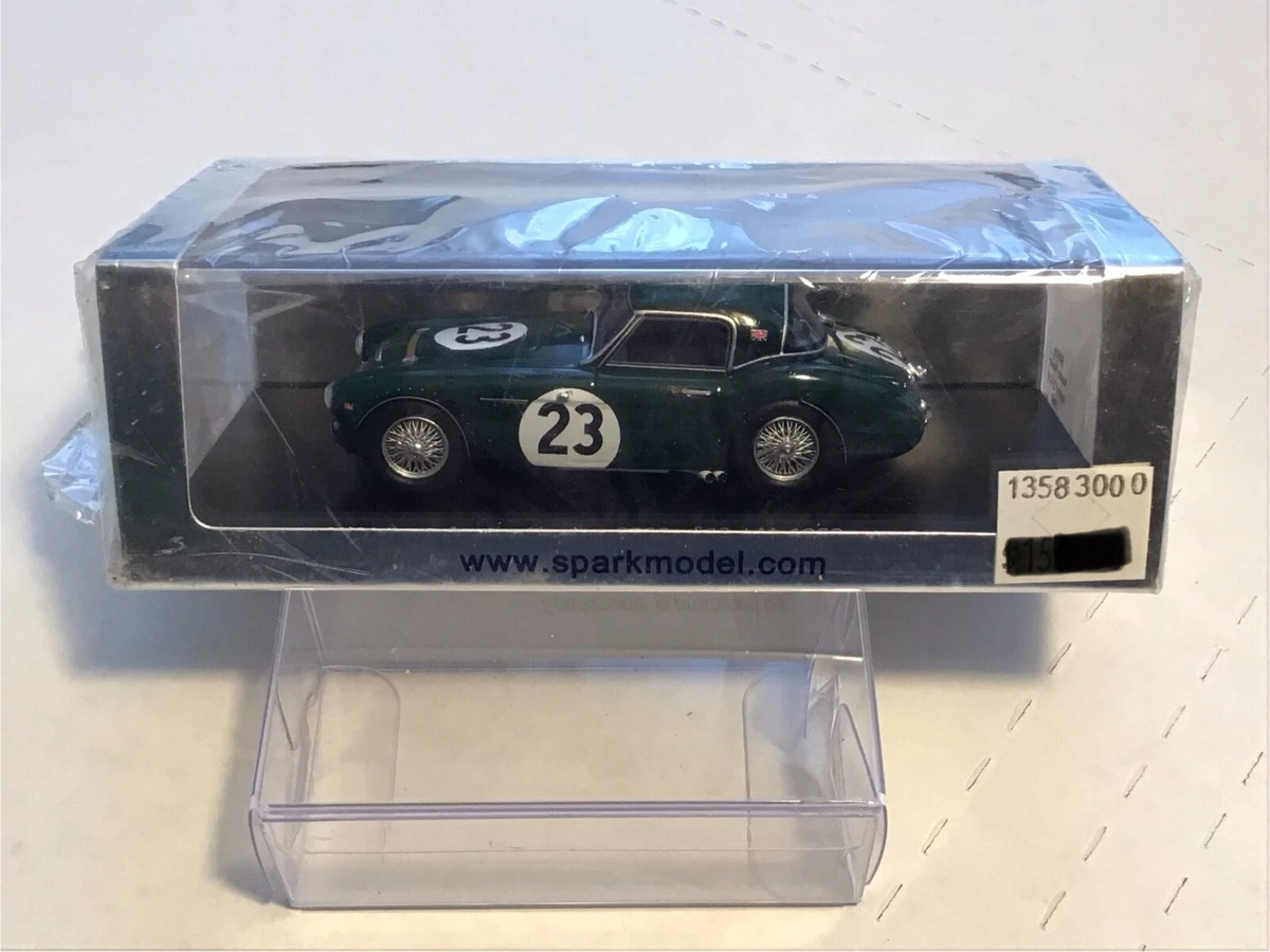 Miniature Spark 1/43 - Austin Healey A100/6 1957 - Noire Et Rouge - Résine