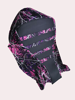 HONDA RANCHER 420 ATV SEAT COVER PINK MUDDY GIRL CAMO /BLK GRIP