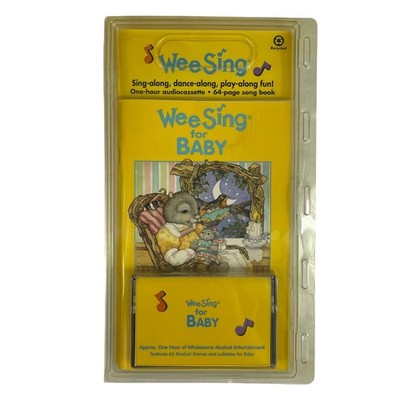 Vintage Wee Sing for Baby Cassette and Book Set 1996 Lullabies Nursery Rhymes