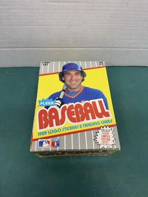 1989 Fleer Baseball Wax Box, Griffey Jr. Rookie