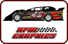 Race Car Graphic Vinyl Wrap Late Model Street Stock Dirt Imca Owm Style242 Race Car Graphic Vinyl Wrap Late Model Street Stock Dirt Imca Owm Style242