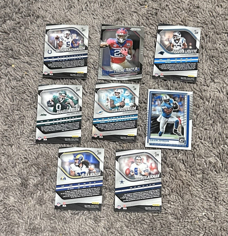 2024 Panini Prizm & Optic Football 38-Card Lot - Rookies & Stars