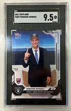 2026 Topps Now Fernando Mendoza #FMEN SGC 9.5 MINT+ (RC) Raiders #1 Pick