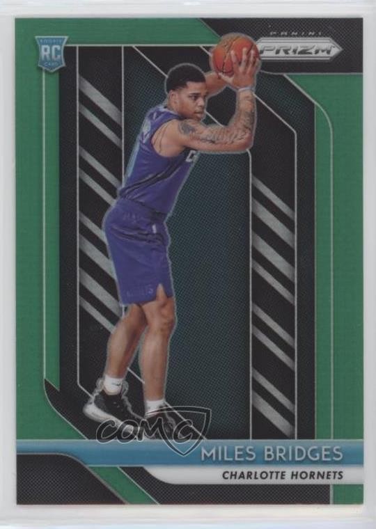 2018-19 Panini Prizm Green Prizm Miles Bridges #278 0d3