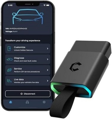 Carista EVO - Bluetooth OBD2 Scanner - Car Diagnostic Tool & Code Black