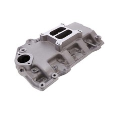 Aluminum Intake Manifold Dual Plane For Mopar Plymouth Poly V8 318 5.2l - Satin