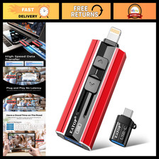 256GB Flash Drive for iPhone iPad, USB Photo Stick, Video Backup, No App Needed,