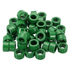 50 x Ferrite Toroid Core 0.9" OD 0.6" ID 0.5" H Ferrite Rings Transformer Green