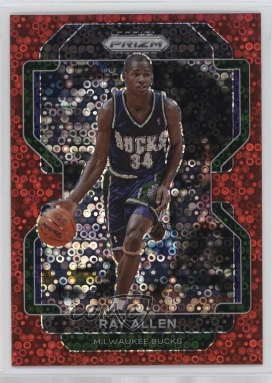 2021-22 Panini Prizm Fast Break Red Prizm 51/100 Ray Allen #251 HOF 8e3