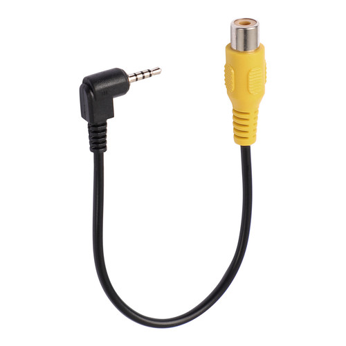 2,5mm macho a hembra estéreo Audio conector Jack RCA AV Cable adaptador negro - Imagen 1 de 5