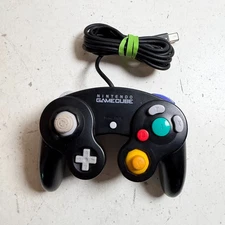Nintendo GameCube DOL-003 Black Wired Durable Ergonomic Controller