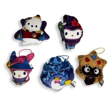 Hello Kitty x Yu-Gi-Oh Plush Lot 5 McDonalds 2024 Set Dark Magician Blue Eyes