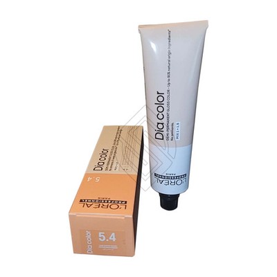 Loreal Dia Color #5.4 Light Copper Brown Demi-Permanent Hair Color Euro=5.4/5C