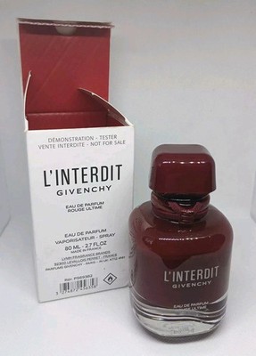 L INTERDIT GIVENCHY EAU DE PARFUM ROUGE ULTIME 80 ML 2.7 FL OZ SPRAY (TST)  NIB
