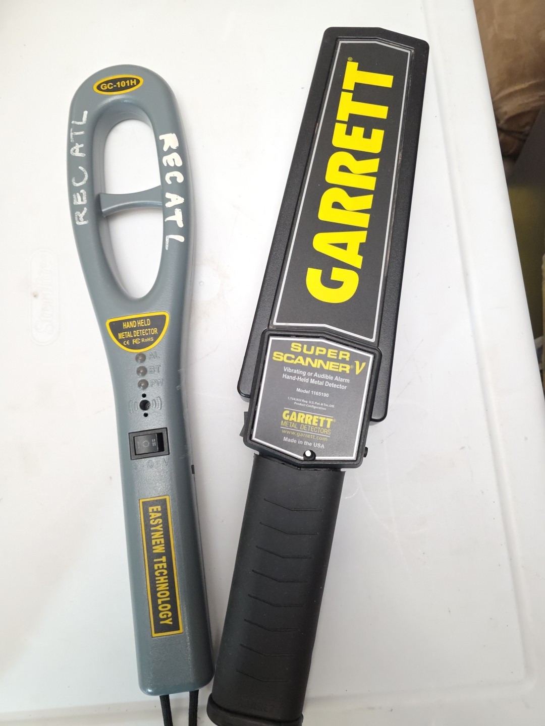 GARRETT SUPER SCANNER GC-101H Scanner  7 Shirts 6 Caps