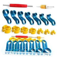 16 PCS AC Fuel Line Disconnect Tool Set, Portable Car AC Fuel Line Disconnect 