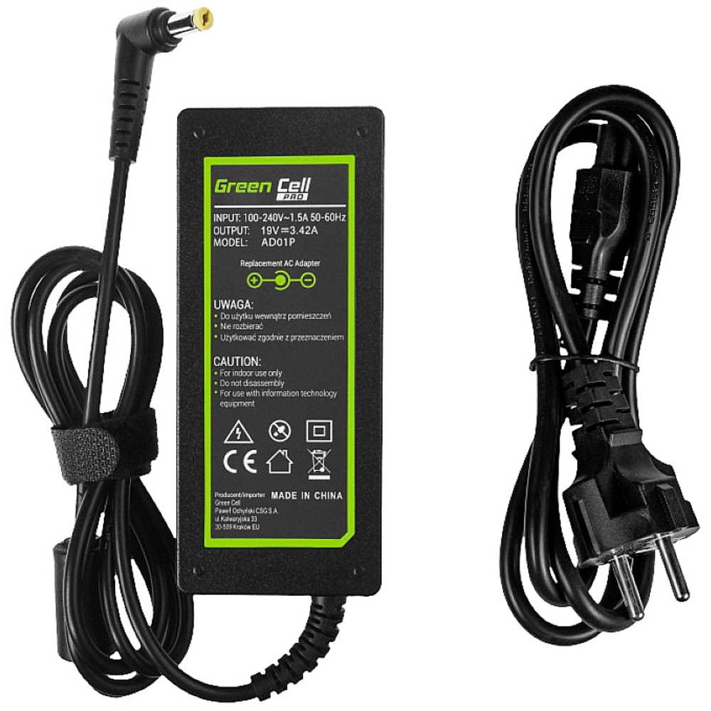 Alimentation PC portable Green Cell AD01P 65W pour résoudre vos problèmes de charge lente