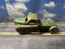 Buddy L Delivery Truck 13  White Metal 1940s Vintage Pressed Steel
