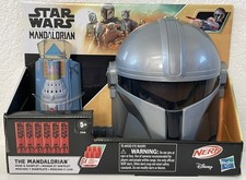 New Nerf Star Wars The Mandalorian Mask  Gauntlet Blaster Combo   