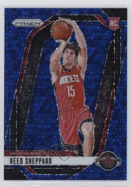2024-25 Panini Prizm Fast Break Blue Prizm /150 Reed Sheppard #268 1qp0
