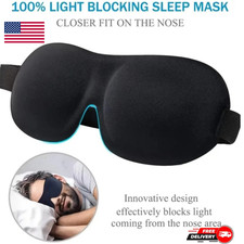 3D Memory Foam Sleep Mask Light Blocking Eye Mask for Travel Rest Men Women