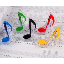 10Pcs Piano Score Clamp Music Book Clip Made of Safe PP Material for Sheet Music
