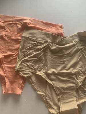 Underdays Knicker Bundle x 2 Large. (1 x Everyday HW Sand & 1 x Cheeky Peach)