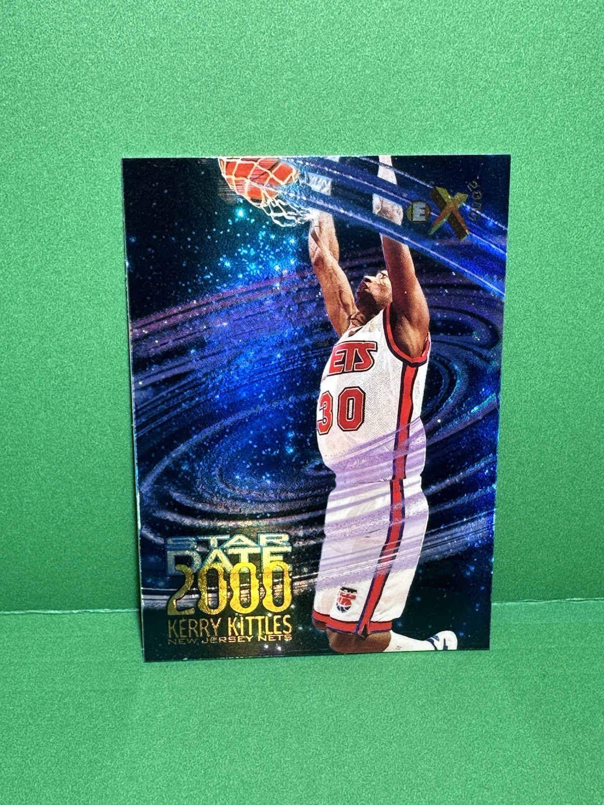 1996 Skybox EX-2000 Kerry Kittles Star Date 2000 #9 Nets #2