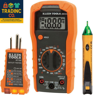 69149P Electrical Test Kit with Digital Multimeter, Noncontact Voltage Tester an