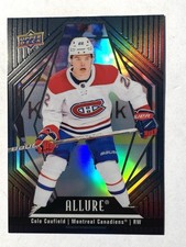 2022-23 UD Allure Black Rainbow COLE CAUFIELD  Montreal Canadiens Card# 8
