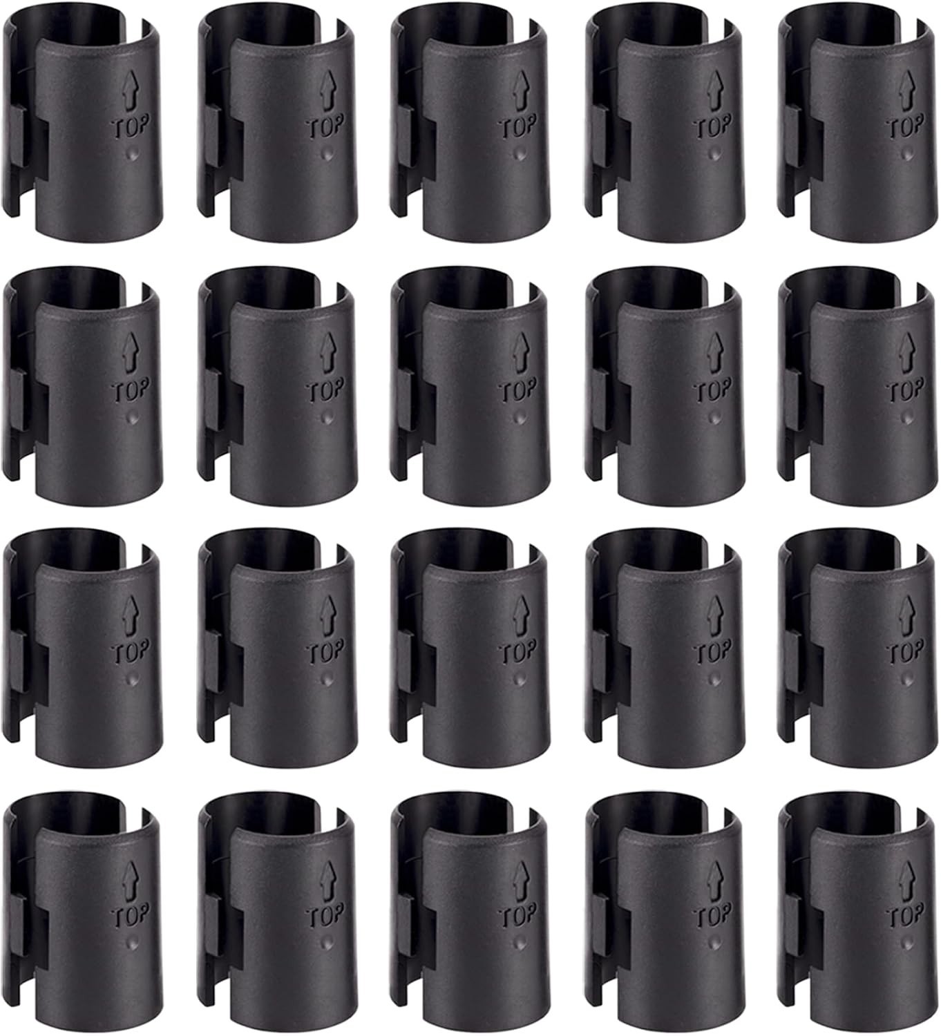 Wire Shelf Clips, 40 Pack Locking Clips for 1-Inch Metal Shelving Posts