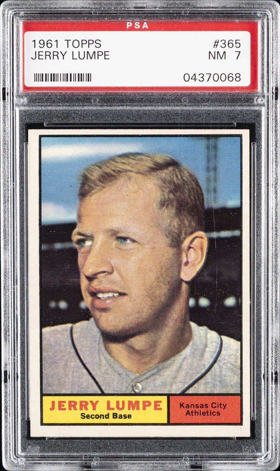 1961 Topps TOPPS #365 Jerry Lumpe front