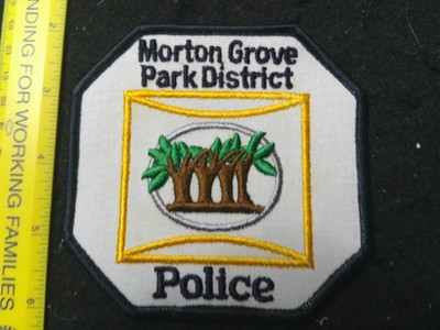 Illinois Morton Grove Park District Police patch vintage defunct issue Chicago
