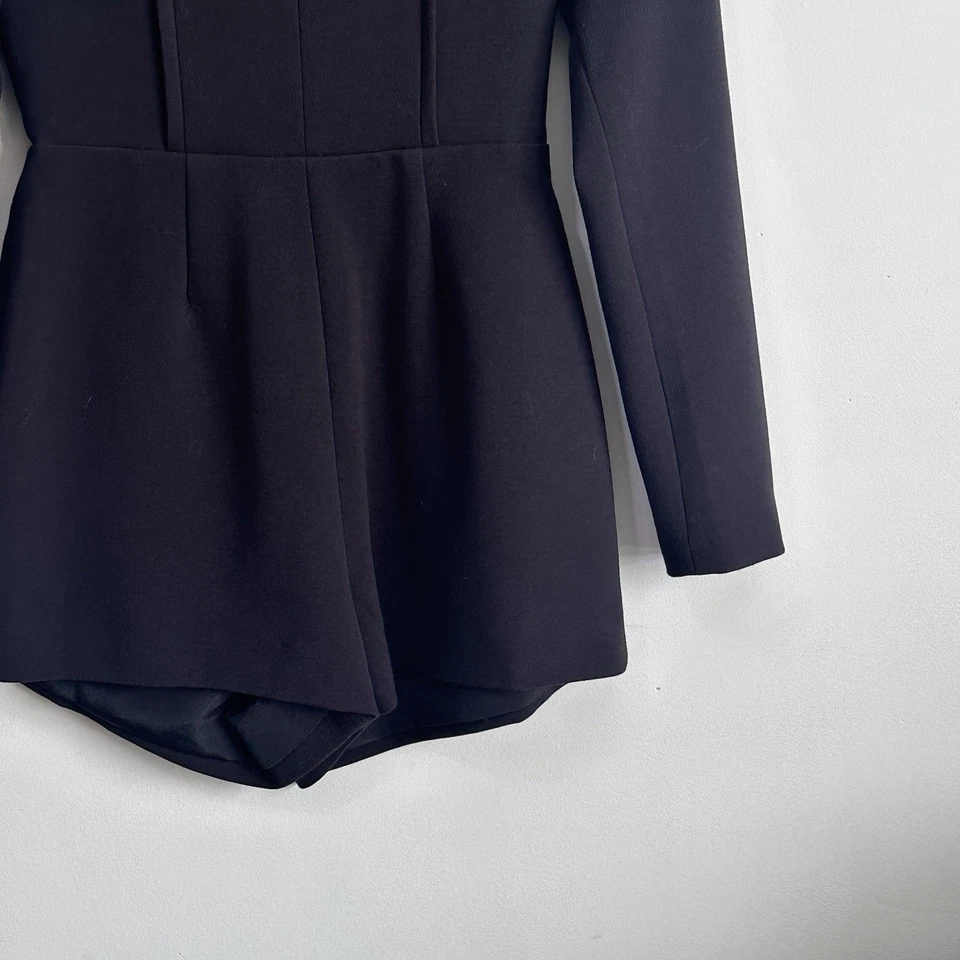 Mameluco Finders Keepers Mono Redondo Negro XS Cuello en V Manga Larga Fiesta Club Foto 2 de 4