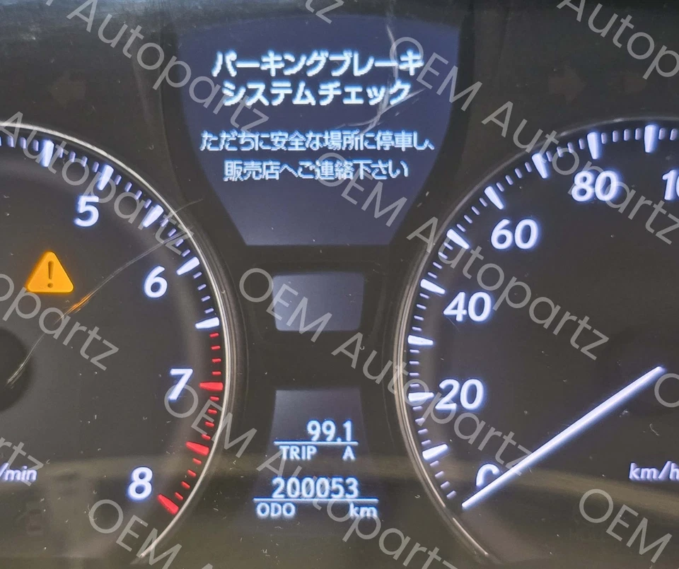 Lexus LS460 LS460L 2007-2009 medidor de velocidade cluster fabricante de equipamento original Jdm usado *RHD - Imagem 3 de 4