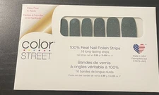 Color Street Nail Polish Strips Scot Topic Green