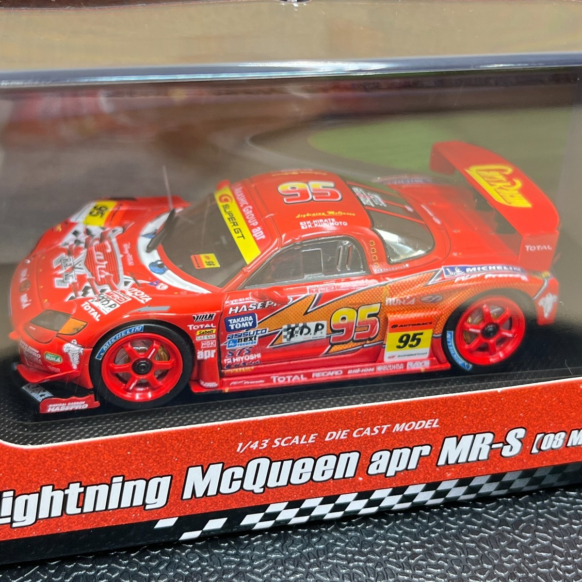 トミカEBBRO 1/43 ライトニング・マックイーン apr MR-S EBBRO TOMYTEC 1/43 Lightning McQueen apr MR-S #95 08 Model diecast