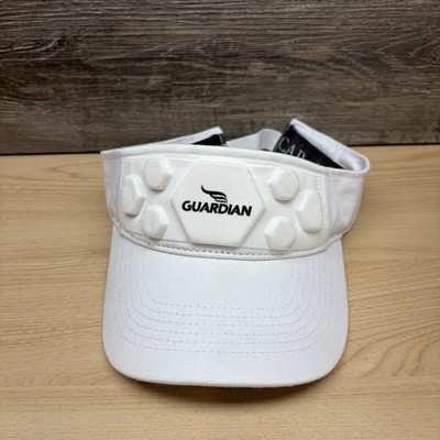 Guardian Hat Cap Strap Back White Padded Visor Astropad Football Training Sports