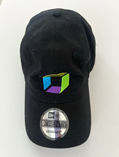 New Era Black Baseball Cap, Men's One Size, Adjustable Solid Casual Hat