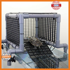 MLONDHSU Turtle Basking Platform Dock, Tank Topper with Non-Slip Ramp for Aquati