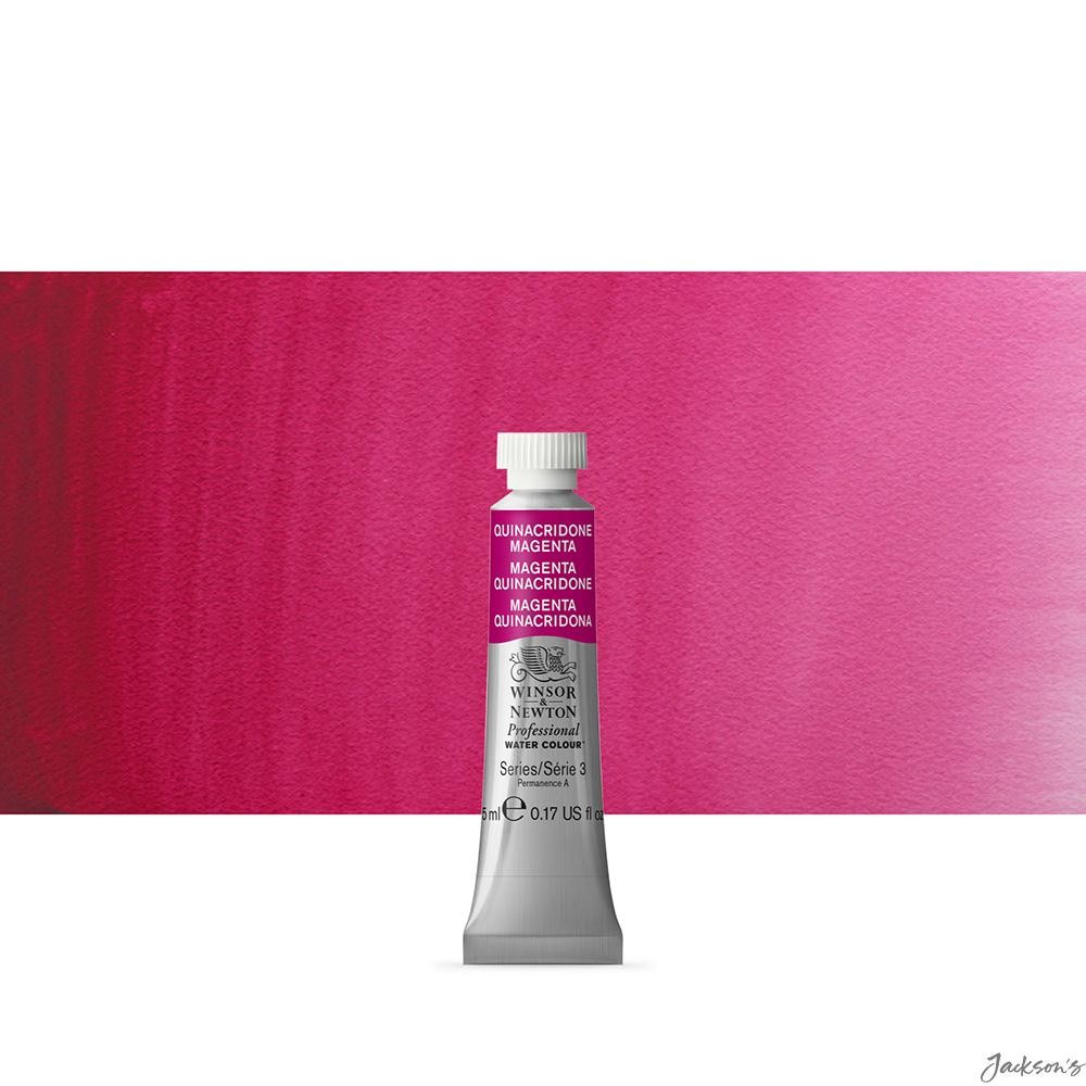 Winsor & Newton Winsor And Newton Professional Watercolour Paint 5Ml - Quinac Magenta - Image 2