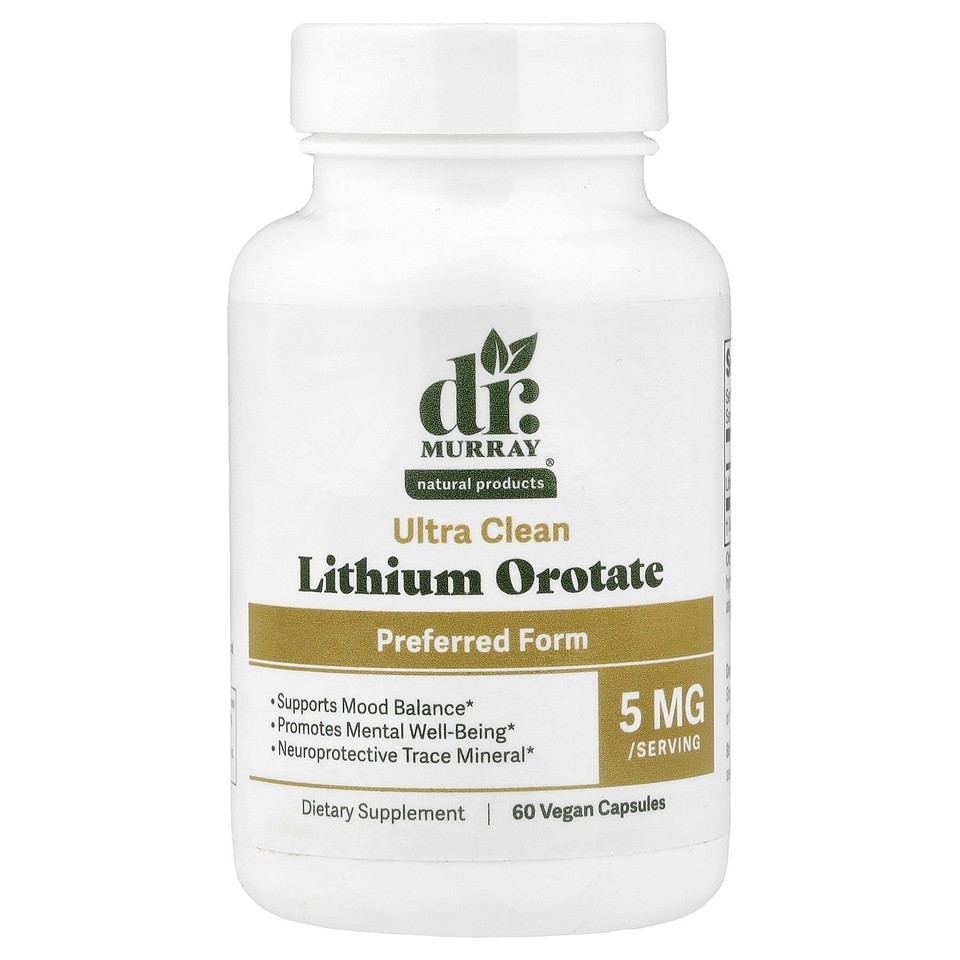 Lithium Orotate, 5 mg, 60 Veggie Capsules