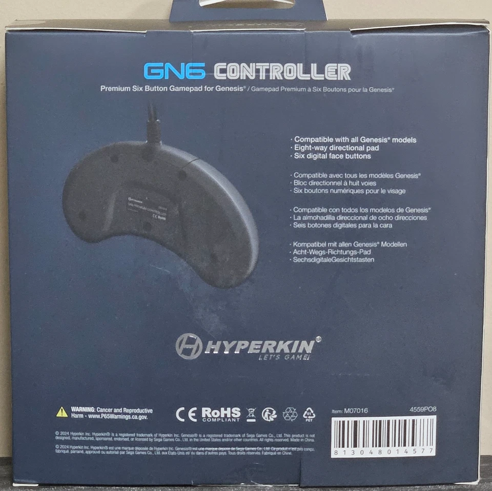 Hyperkin Genesis GN6 Premium Wired Controller -Retro Game Controller - Image 2 of 2