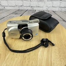 Olympus Stylus Epic Zoom 115 DLX Deluxe 35mm Film Camera | Works | New Battery
