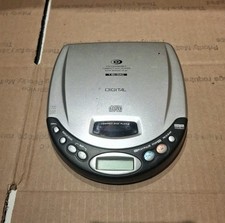 Durabrand CD-50 Portable CD Player Silver/Black Tested Works Discman Style Read