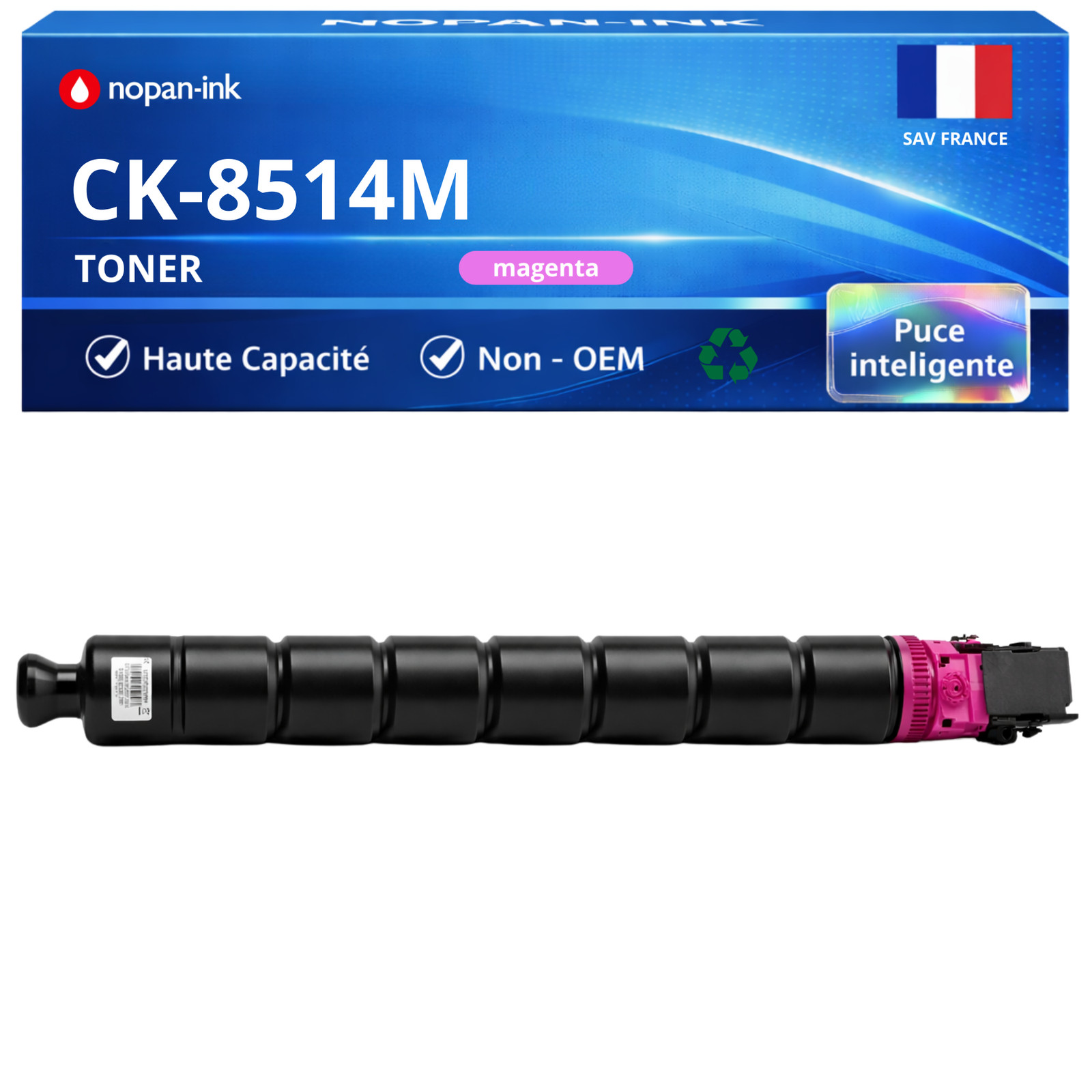Toner CK-8514M magenta haute capacité contre les arrêts d'impression