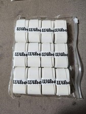 Wilson Overgrip Tape White 12Piece Set Tennis Racket Grip
